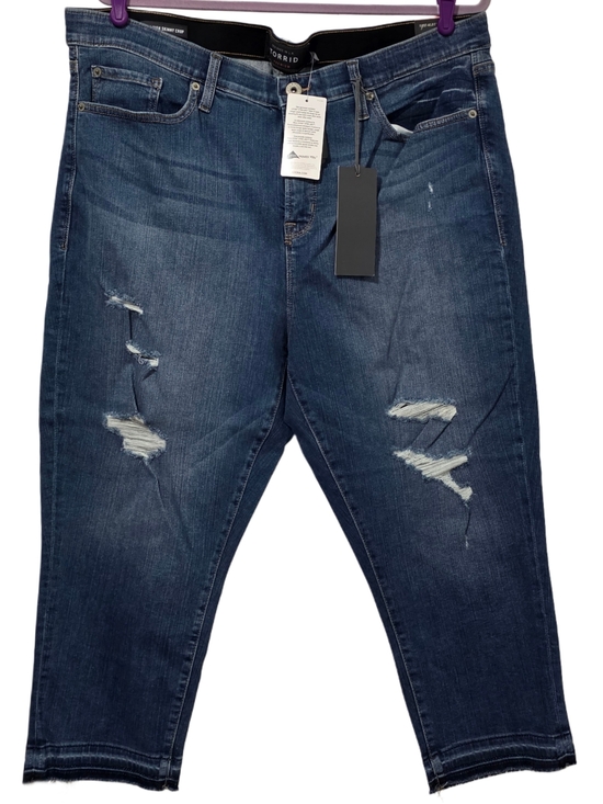 torrid Denim - Torrid Crop Sky High Skinny Premium Stretch High-Rise Jean NWT